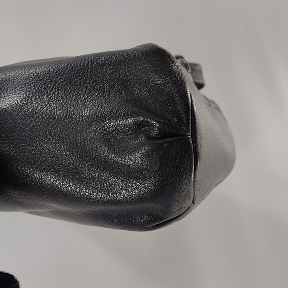 Brighton Black Leather Shoulder Bag Double Strap - Picture 6 of 15